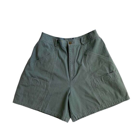 Columbia Sportswear Green 100% Cotton Shorts Pockets Hiking Size16 - Picture 13 of 13